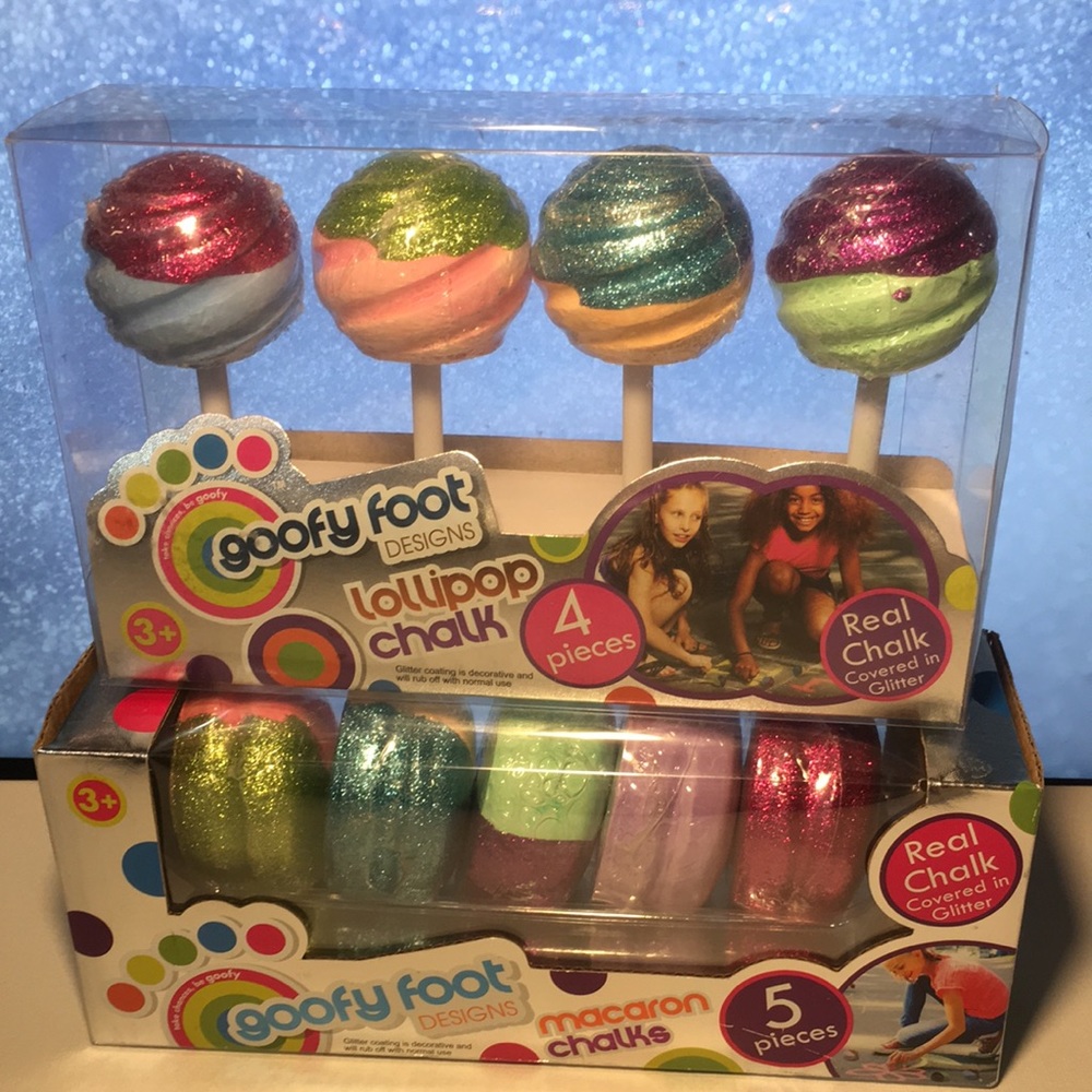 GOOFY FOOT DESIGNS | 4pc Lollipop & 5pc Macaron Chalk Bundle